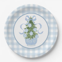 Preppy Southern Blue Christmas Baby Shower