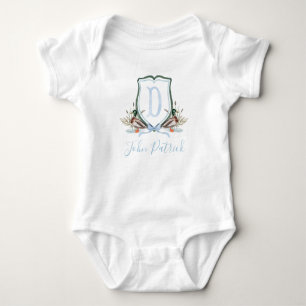 Preppy Southern Blue Duck Boy Baby Shower Baby Baby Bodysuit