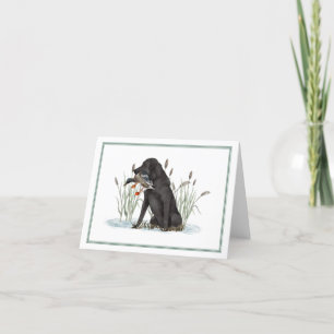 Preppy Southern Duck Hunter Thank You Card