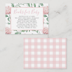 Preppy Southern Pink Girl Dog Book Request Card