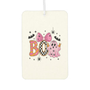 Preppy Spooky Halloween Boo Car Air Freshener