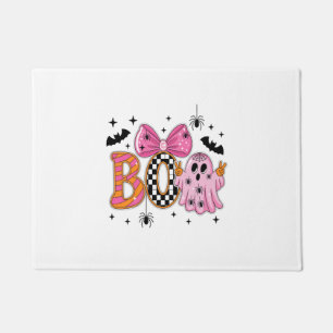 Preppy Spooky Halloween Boo Doormat