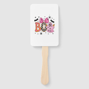 Preppy Spooky Halloween Boo Hand Fan