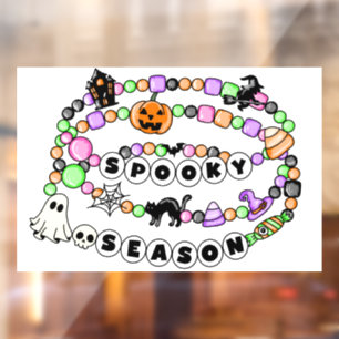 Preppy Spooky Season Halloween Friendship Bracelet