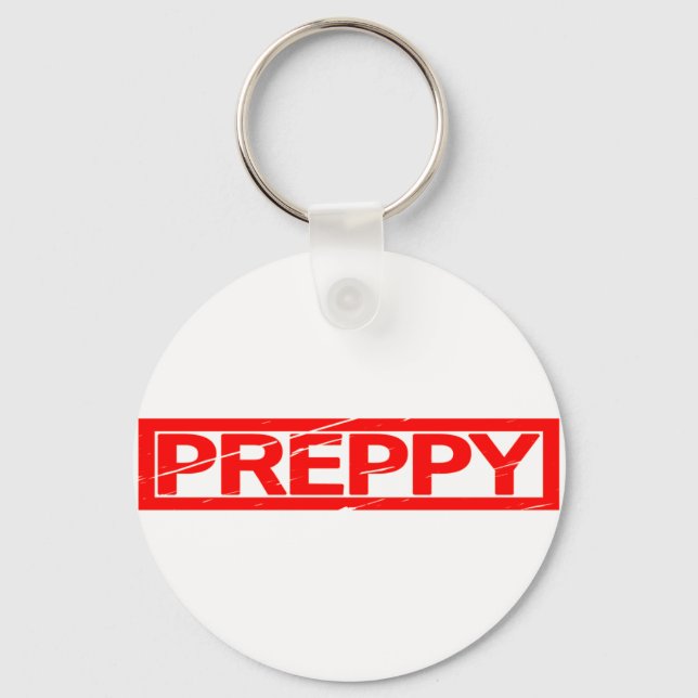 Preppy Stamp Key Ring (Front)