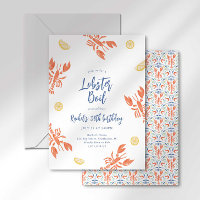 Preppy Stripes Lobster Boil Seafood Feast