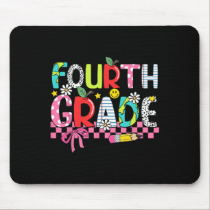 Preppy Supplies Fourth Grade Happy Last Day Of Sch Mouse Pad