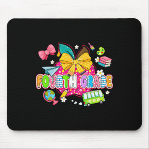 Preppy Supplies Fourth Grade Happy Last Day Of Sch Mouse Pad