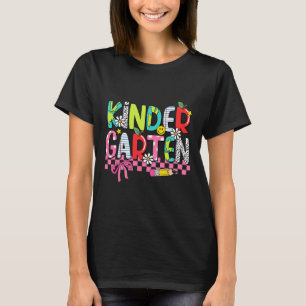 Preppy Supplies Kindergarten Happy Last Day Of Sch T-Shirt