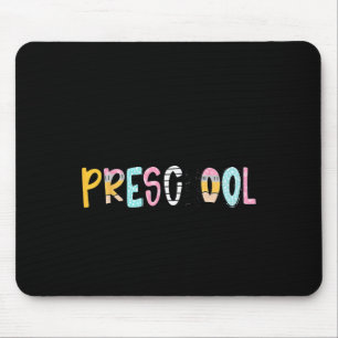 Preppy Teacher Pencil Notebook Hello Preschool Doo Mouse Pad