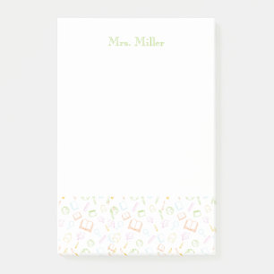Preppy Teacher Post-It Notes