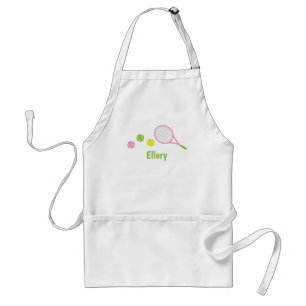 Preppy Tennis Personalized Apron