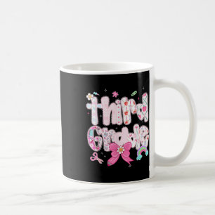 Preppy Third Grade Back To School 3rd Grade Girl B Coffee Mug