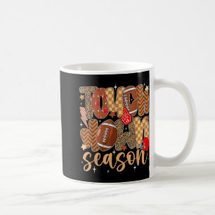 Preppy Touch Down Season Fall Autumn Football Game Coffee Mug