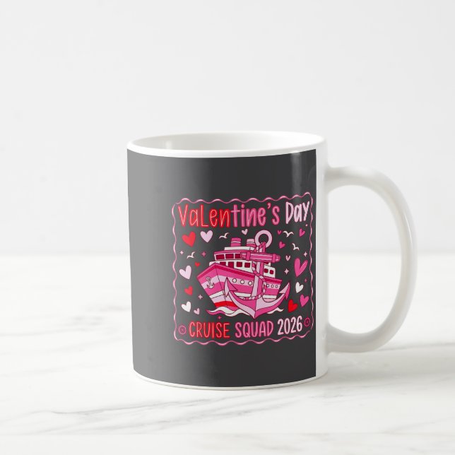 Preppy Valentines Cruise 2026 Family Matching Vale Coffee Mug (Right)
