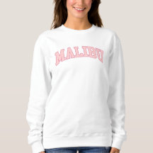 Preppy Varsity Pink Malibu California