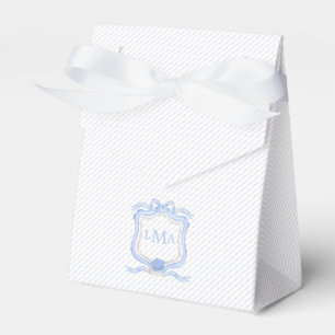 Preppy Wedgewood Monogram Graduation Favour Box