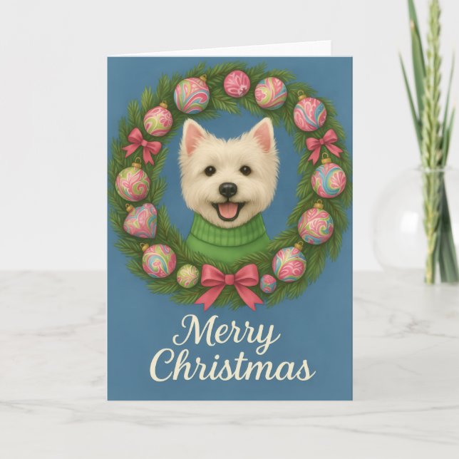 Preppy Westie Card (Front)