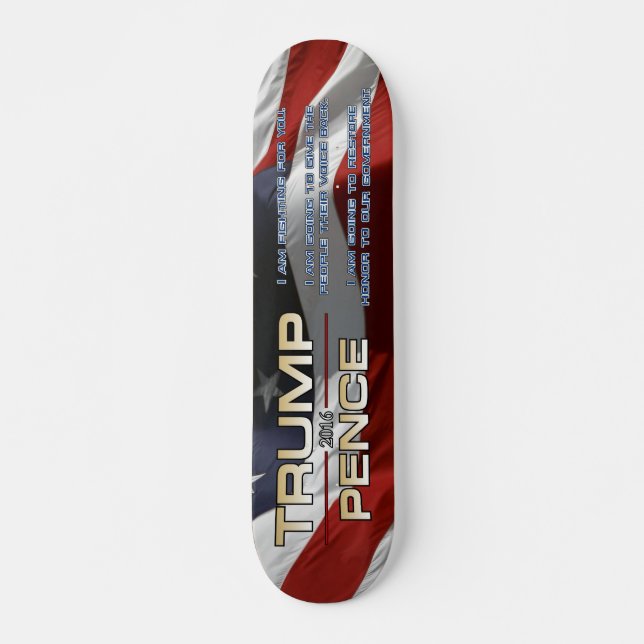 PRES45 VOICE HONOR SKATEBOARD (Front)