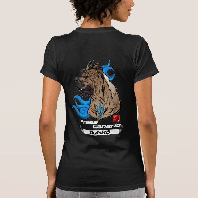 Presa Canario Dukkǭ by Ricardo Pires T-Shirt (Back)
