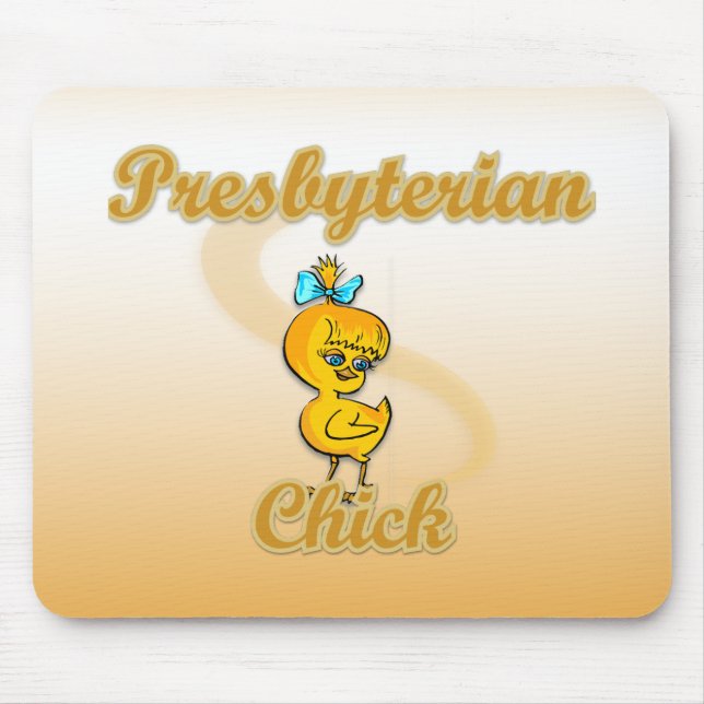 Presbyterian Chick Mouse Pad (Front)