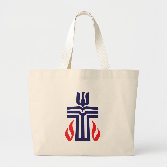 Presbyterian symbol large tote bag (Front)
