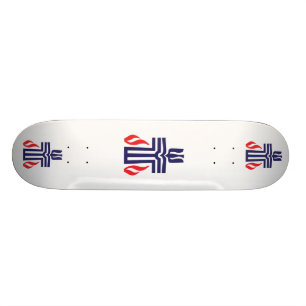 Presbyterian symbol skateboard