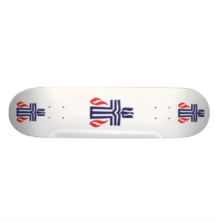 Presbyterian symbol skateboard
