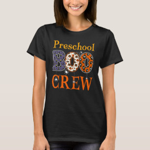 Preschool Boo Crew Pre K Preschool Spooky Hallowee T-Shirt