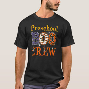 Preschool Boo Crew Pre K Preschool Spooky Hallowee T-Shirt