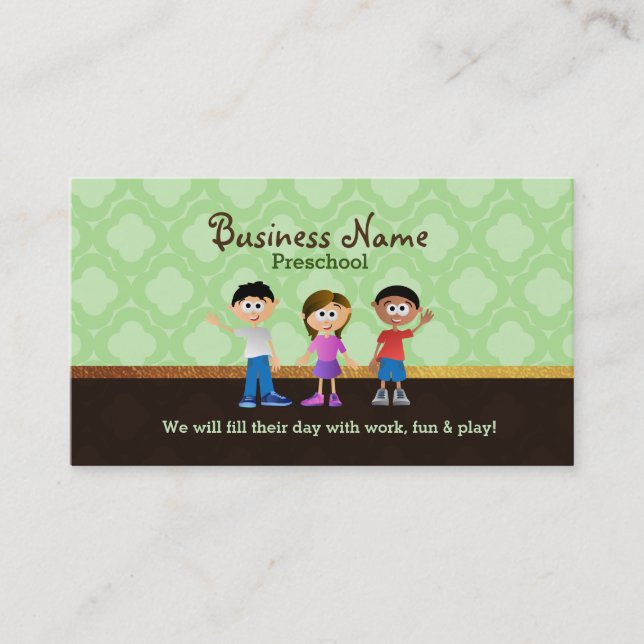 Preschool Calling Cards (Front)