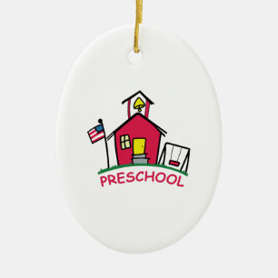 PRESCHOOL CERAMIC ORNAMENT