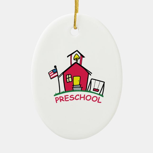 PRESCHOOL CERAMIC ORNAMENT (Front)