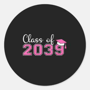 Preschool Cl Of 20 Grow With Me Graduation 20 Gift Classic Round Sticker