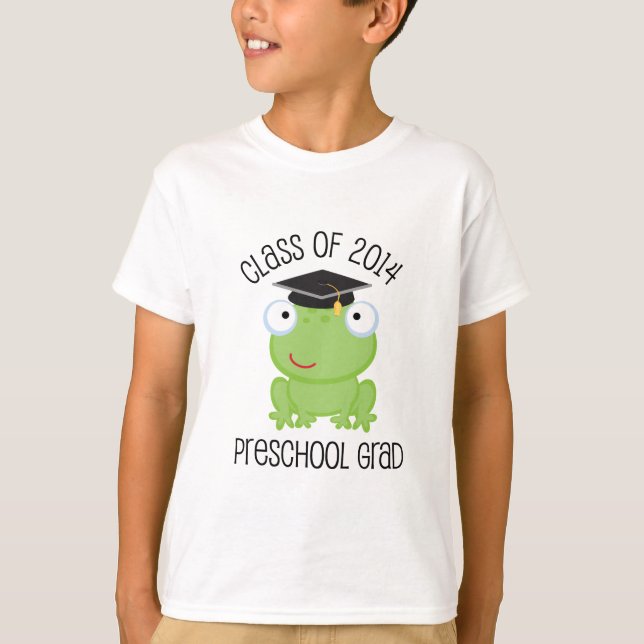Preschool Class of 2014 Graduation (frog) T-Shirt (Front)