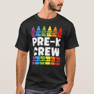 Preschool Crew Pre-K Tribe Back To School Teacher T-Shirt