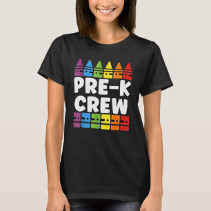 Preschool Crew Pre K Tribe Back To School Teacher T-Shirt