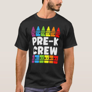 Preschool Crew Pre K Tribe Back To School Teacher T-Shirt