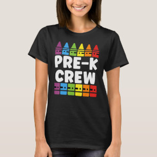 Preschool Crew Pre-K Tribe Back To School Teacher T-Shirt