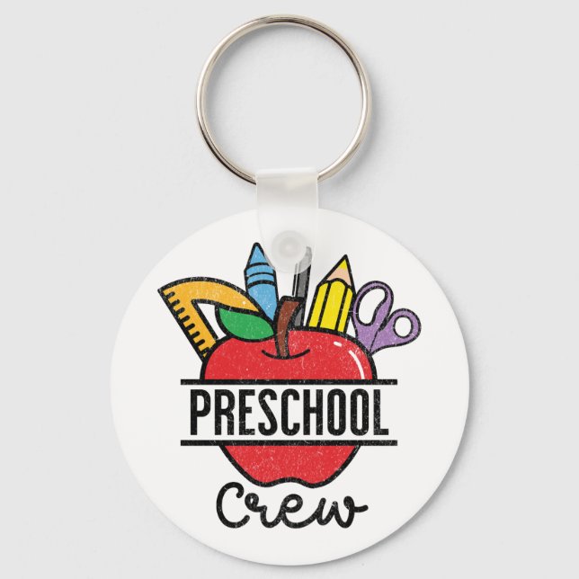 Preschool Crew Preschool Squad Key Ring (Front)