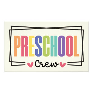 Preschool Crew Preschool Team Photo Print