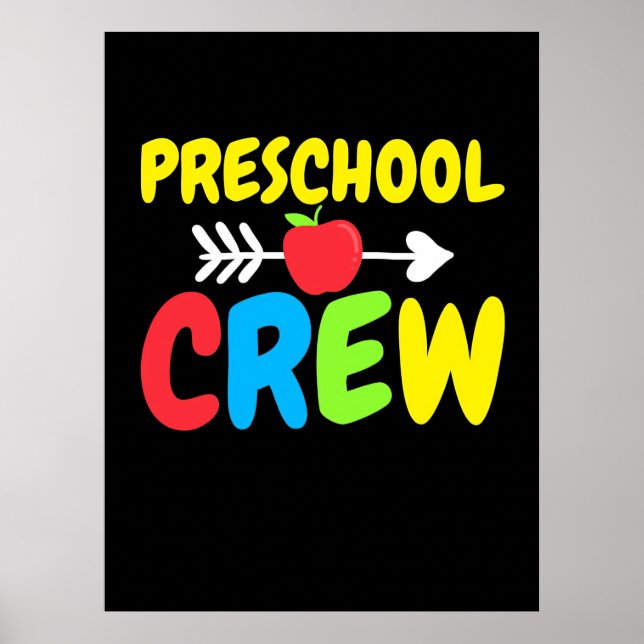 Preschool Crew Teacher Poster (Front)
