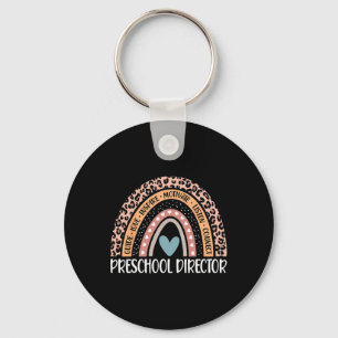 Preschool Director 100th Day Of School Principal R Key Ring