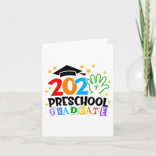 Preschool Graduate 2025 Graduation Cl Of 2025 Kids Card