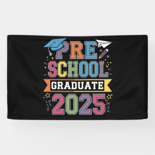 Preschool Graduate 2025 Graduation Pre K School Banner