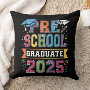 Preschool Graduate 2025 Graduation Pre K School Cushion