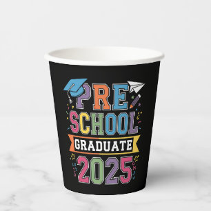 Preschool Graduate 2025 Graduation Pre K School Paper Cups