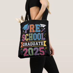 Preschool Graduate 2025 Graduation Pre K School Tote Bag