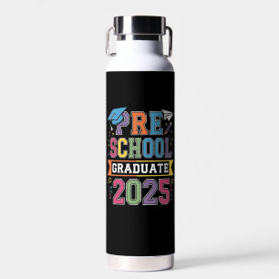 Preschool Graduate 2025 Graduation Pre K School Water Bottle