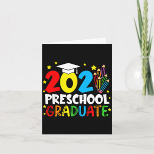 Preschool graduate 2026 pre-k grad funny schoolPre Card
